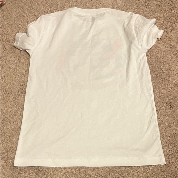 Jordan Kids' White Tee with Colorful Basketball Graphic - Picture 5 of 5